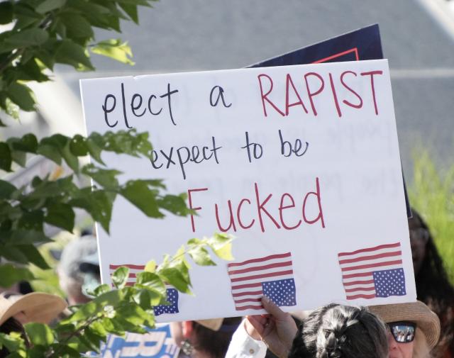 Elect a rapist expect to be fucked