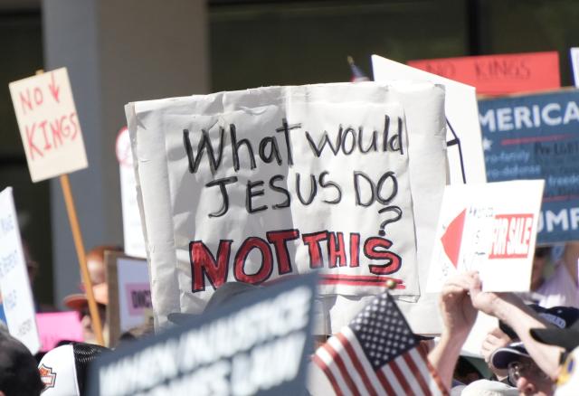 What would Jesus do? Not this.