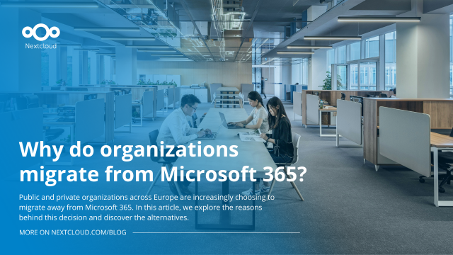 Featured image: why are more organizations leaving Microsoft365

