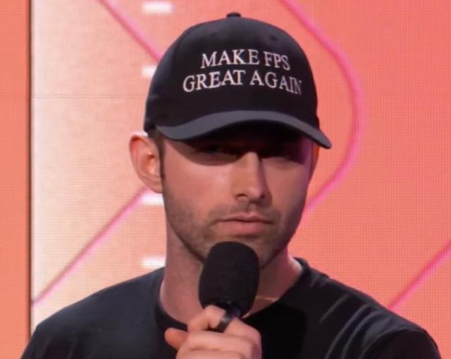 stupid "make fps great again" hat worn by the co-founder