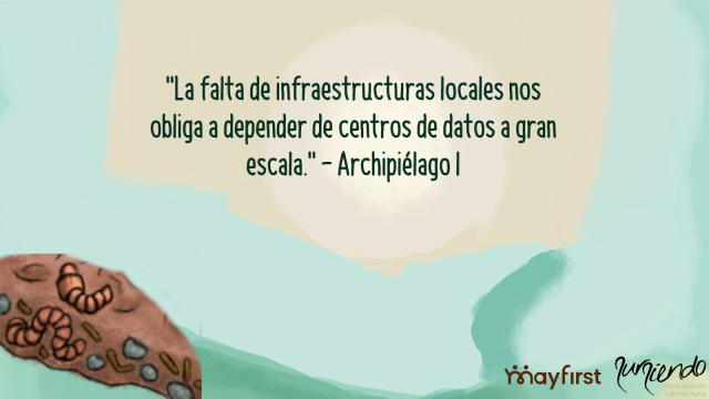 Postal 5 de la campaña de infraestructura y sostenibiidad de Sursiendo