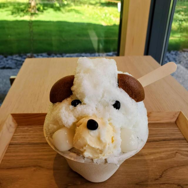 Bear inspired kakigori.