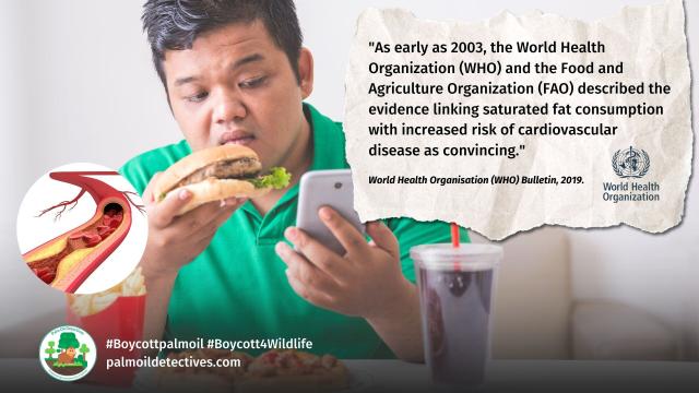 "Although its negative #health impacts are contested, a meta-analysis of increased #palmoil 🌴🪔 consumptIon in 23 countries found a strong relationship to higher mortality from #heartdisease." 🫀💊 ~ @WHO Report #Boycottpalmoil 🌴🙊⛔️https://palmoildetectives.com/2022/08/08/palm-oil-industry-lobbying-and-greenwashing-is-like-big-tobacco-world-health-organisation-who-bulletin/?utm_source=mastodon&utm_medium=Palm+Oil+Detectives&utm_campaign=publer @palmoildetect.bsky.social 