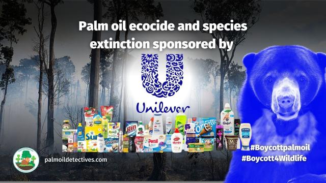 Did you know @Unilever is only "making a better world" for their investors NOT the planet? Their use of "sustainable" #palmoil destroys #rainforests causing #extinction. Fight back and #BoycottPalmOil 🌴🪔🔥☠️ #Boycott4Wildlife @palmoildetect.bsky.social https://palmoildetectives.com/2021/02/09/unilever/?utm_source=mastodon&utm_medium=Palm+Oil+Detectives&utm_campaign=publer