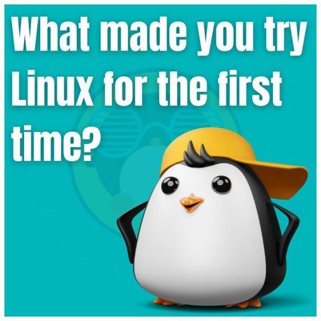 What made you try Linux for the first time?