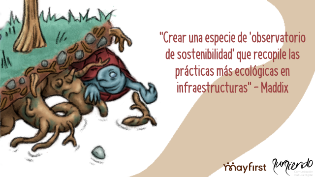 Postal observatorio de sostenibilidad de la campaña de infraestructuras y sostenibilidad de Sursiendo