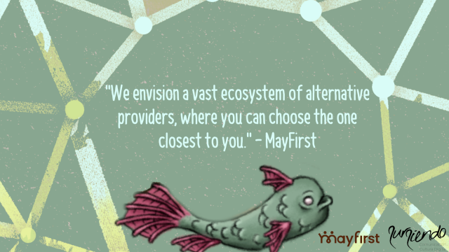 Alternative providers postcard from Infrastructure and sustainability campaign from Sursiendo