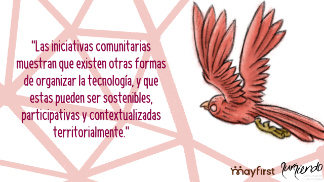 Postal iniciativas comunitarias de la campaña de infraestructura y sostenibilidad de Sursiendo