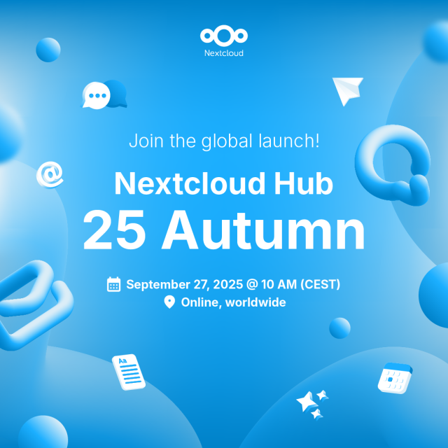 Nextcloud Hub 25 Autumn release announcement