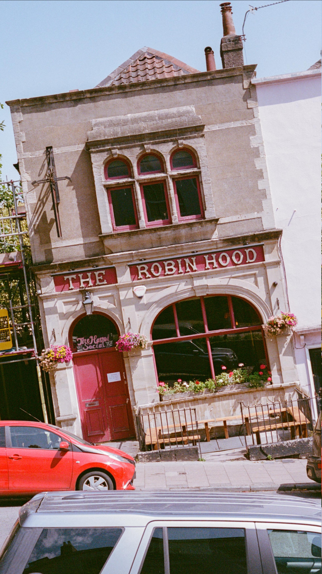 Same picture but the street has been straightened.