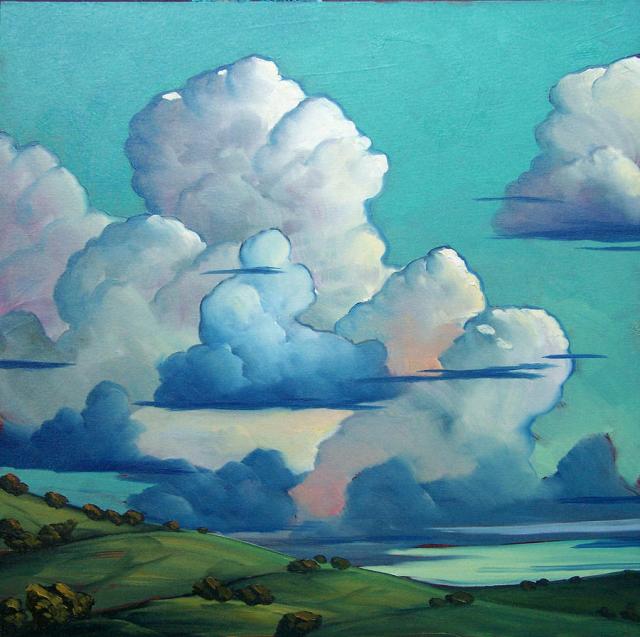 landscape and clouds