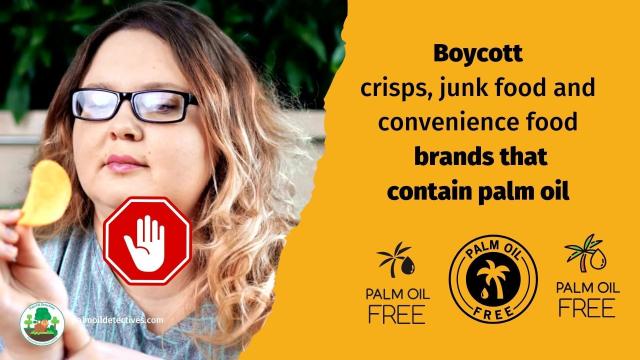 The biggest lie you were never told: "Sustainable" #RSPO #PalmOil stops #deforestation. It doesn't! So avoid #snacks by #Mars #Kelloggs #Nestle all big brands. Instead buy #PalmOilFree snack #food. Learn more 🌴🩸🤯🧐⛔️ @palmoildetect.bsky.social #BoycottPalmOil  https://palmoildetectives.com/2021/02/11/palm-oil-free-crisps-chips-and-snack-foods/?utm_source=mastodon&utm_medium=Palm+Oil+Detectives&utm_campaign=publer  