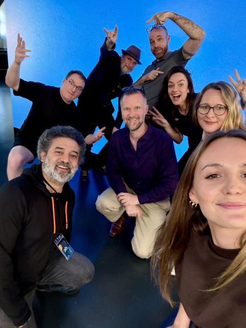 Nextcloud Hub 25 Autumn — backstage of the release presentation recording, team group picture