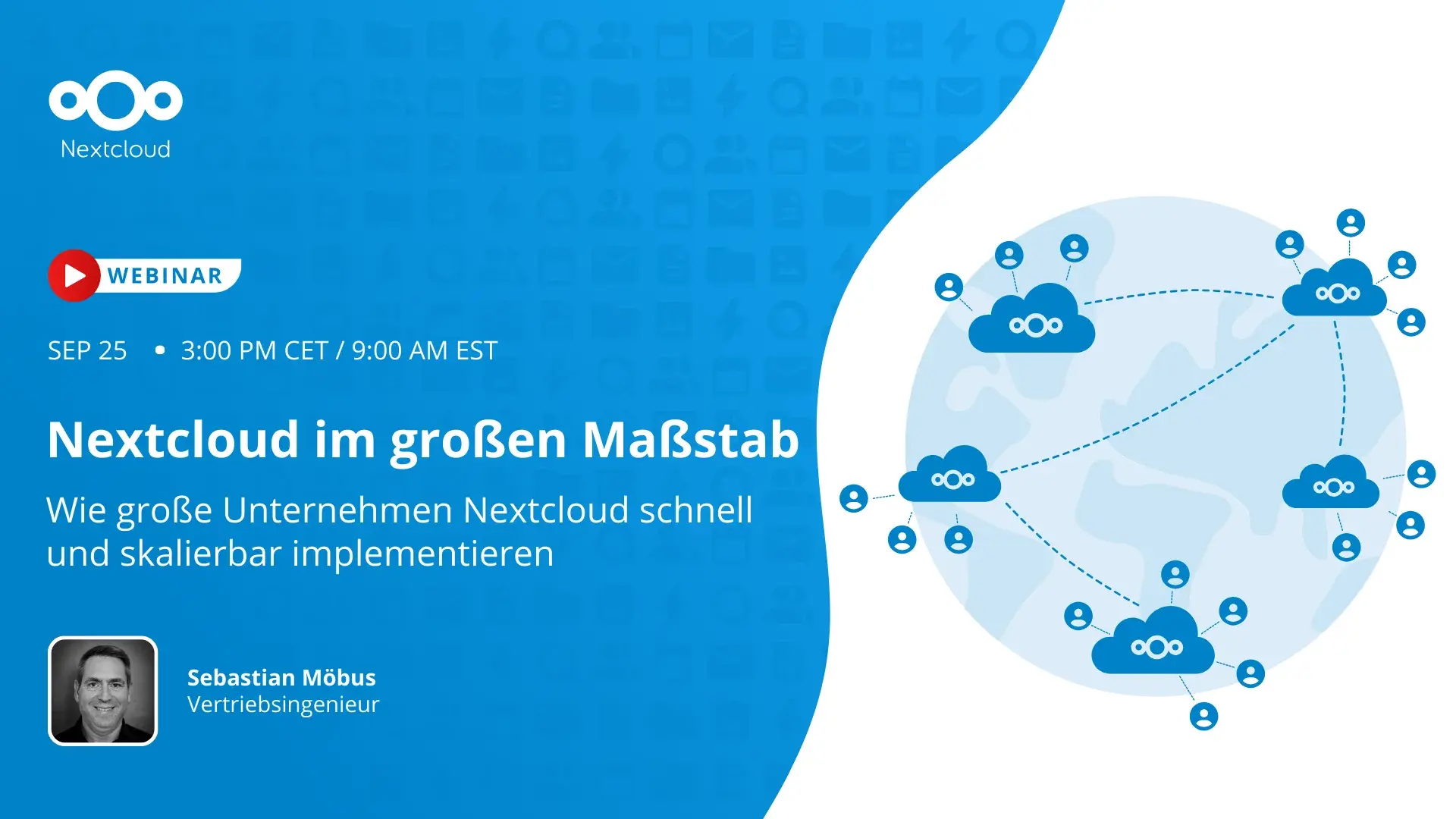 Featured image: “Nextcloud at Scale” webinar (in German)