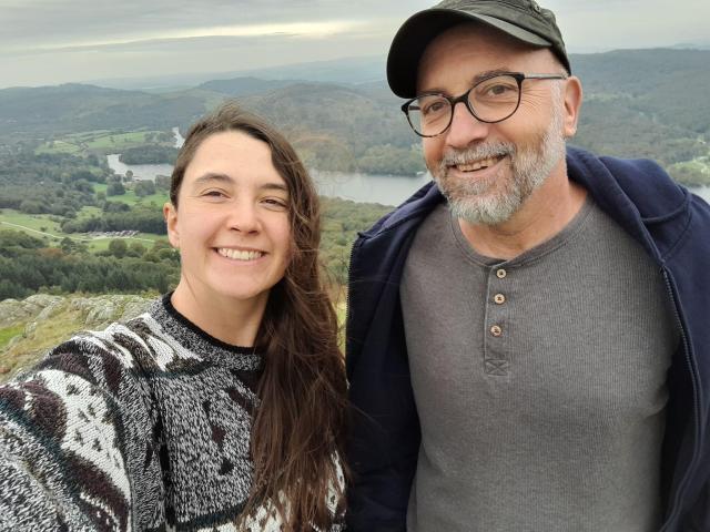 ALT

Saskia and me on top of Gummers How in the Lake District 

