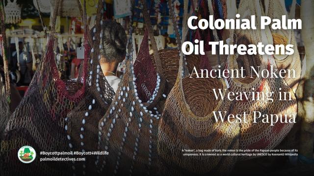 #News: Exhibition highlights vanishing of West Papua’s UNESCO recognised #noken weaving for #palmoil and #sugarcane in #WestPapua. Reject corporate #landgrabbing for palm oil in when you shop! #BoycottPalmOil #HumanRights #IndigenousRights @palmoildetect.bsky.social https://wp.me/pcFhgU-bmj?utm_source=mastodon&utm_medium=Palm+Oil+Detectives&utm_campaign=publer
