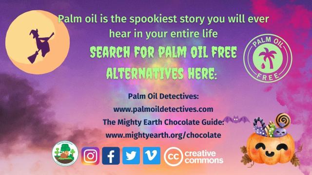 Discover the spookiest story of #Halloween 🎃👻💀: “sustainable” #palmoil is not sustainable! Major brands continue to buy #palmoil infused with #ecocide. Make sure you #Boycottpalmoil 🌴🪔🩸🔥🚜⛔️ #Boycott4Wildlife this Halloween @palmoildetect https://palmoildetectives.com/2022/10/26/question-whats-halloweens-spookiest-secret-answer-palm-oil-in-halloween-treats-australian-uk-and-us-editions/?utm_source=mastodon&utm_medium=Palm+Oil+Detectives&utm_campaign=publer


