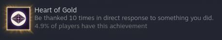 Steam achievement: be thanked 10 times in direct response to something you did (ARC Raiders)