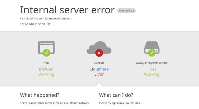 Cloudflare London error