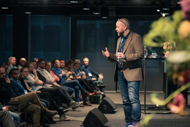 Nextcloud Enterprise Day The Hague: photo from the event, speaker