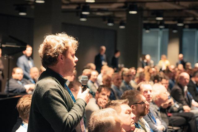 Nextcloud Enterprise Day The Hague: photo from the event, questions from the audience