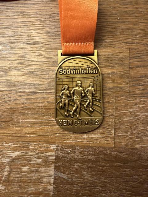Medal of the “Heim 6-timers” 6 hour run