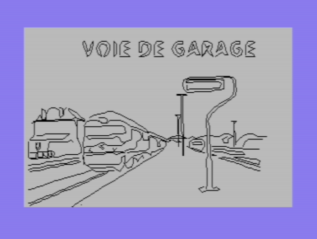 C64 cover of the game "voie de garage"