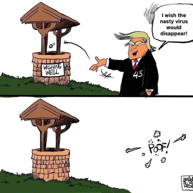 Wishing well vs TrumpVirus