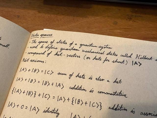 notes on ket-vectors