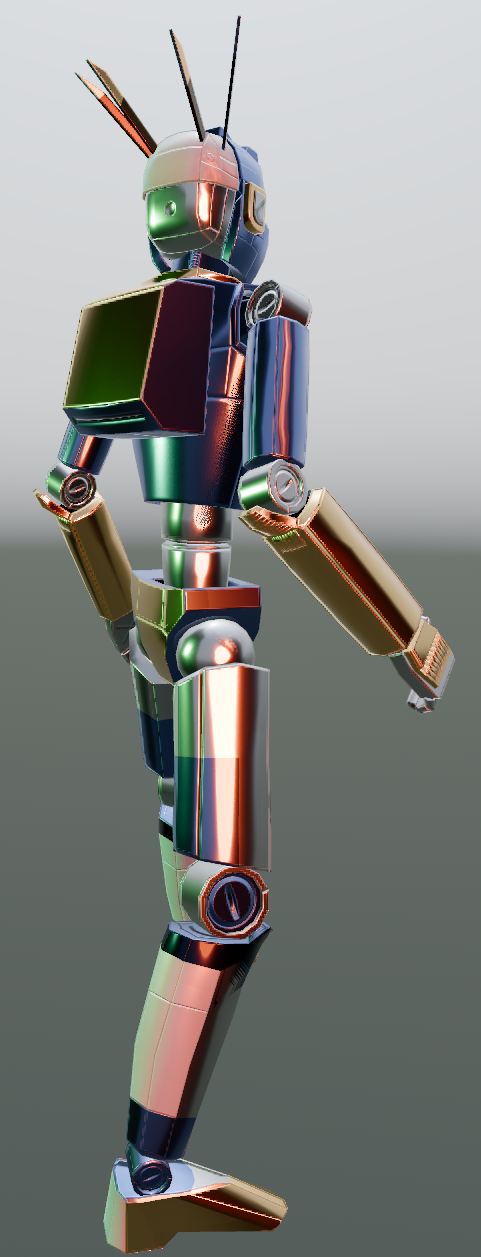 Front, screen-space roughness limiter ON. MSAA x4