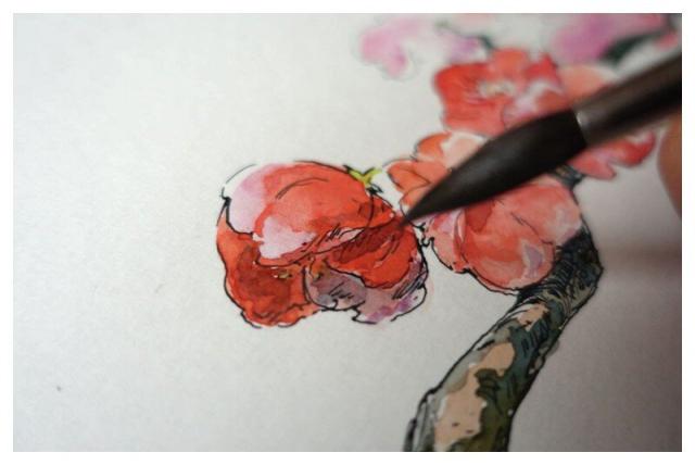 photo from the painting process