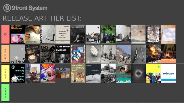 9front system release art tierlist

categories 9 neun nine nein