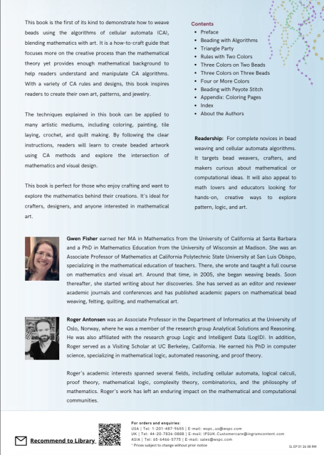 Promotional page for the book including a brief summary, readership, and about the authors with their photos 