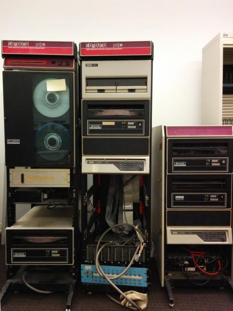 Two pdp-11 not vax systems. But you get the idea. 