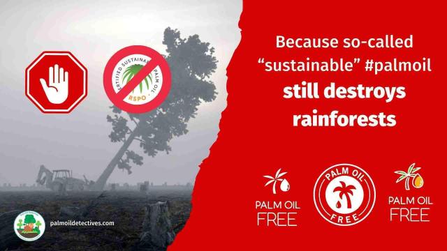 Major #brands making #cleaning products 🧹🧼🫧 #Palmolive #Reckitt #Unilever #PZCussons and others tell lies and destroy rainforests. Don’t buy the #greenwash of “sustainable” #palmoil 🌴🤮💀☠️❌ Instead shop #palmoilfree #Boycott4Wildlife @palmoildetect.bsky.social https://palmoildetectives.com/2021/02/11/palm-oil-free-cleaning-products/?utm_source=mastodon&utm_medium=Palm+Oil+Detectives&utm_campaign=publer
