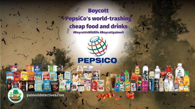 Next time you snack AVOID #Cheetos #Doritos #Lays crisps and #MountainDew 🍟🥤 because violence against #indigenous people for #palmoil comes as an unwanted freebie in snacks owned by #Pepsi. Take action! #BoycottPalmOil #Boycott4Wildlife @palmoildetect.bsky.social https://wp.me/scFhgU-pepsico?utm_source=mastodon&utm_medium=Palm+Oil+Detectives&utm_campaign=publer
