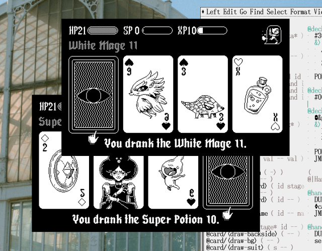Sus dialogs in the donsol interface.