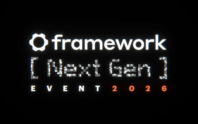 Logo for the next Framework event called [Next Gen] in 2026 