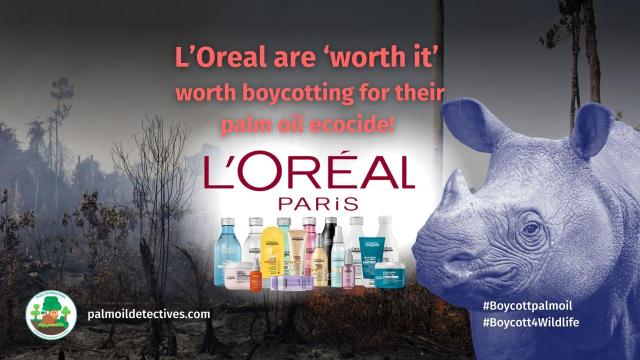 If you use @LOrealGroupe #makeup 💋💄 and #cosmetics then you’re purchasing #palmoil #ecocide and #humanrights abuses with every bottle. L’Oreal are worth it – worth boycotting! #BoycottPalmOil #Boycott4Wildlife 🔥🦧😿 @palmoildetect.bsky.social https://palmoildetectives.com/2021/02/09/loreal/?utm_source=mastodon&utm_medium=Palm+Oil+Detectives&utm_campaign=publer
