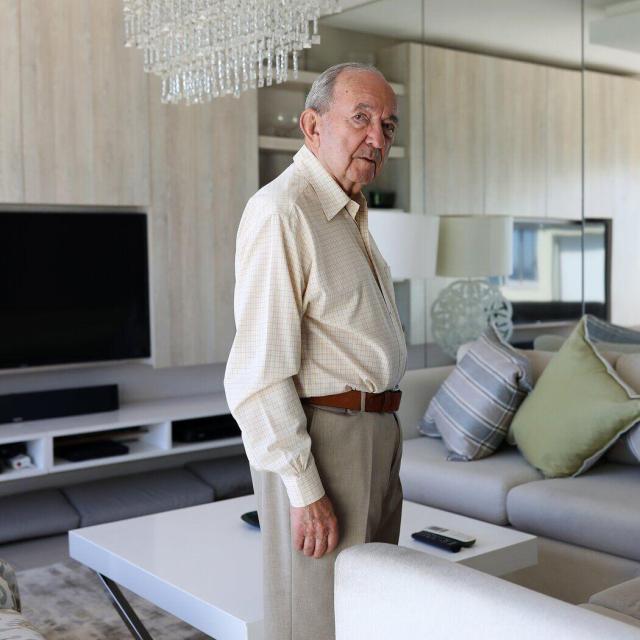 An interview with veteran judge Richard Goldstone (pictured) in his home 