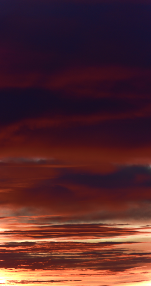 Early sunrise, clouds