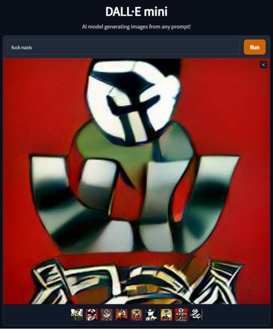 fuck nazis - Dall*e mini