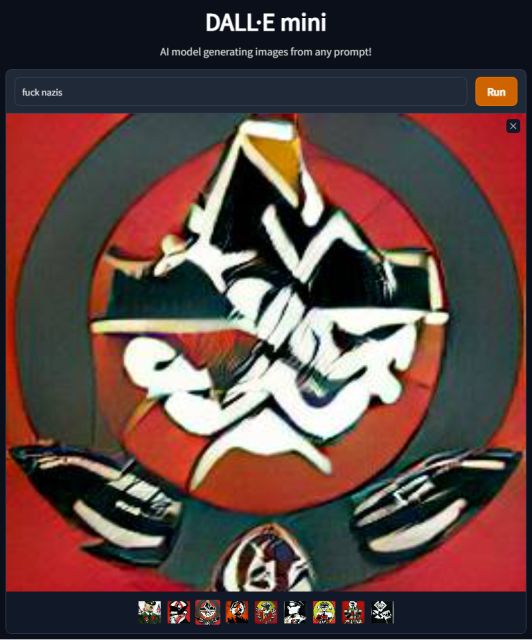 fuck nazis - Dall*e mini