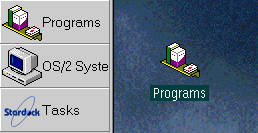 Programs is now a part of the custom taskbar like any other!