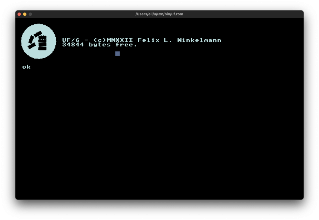 Screenshot of UF-6's repl and new meta data. 