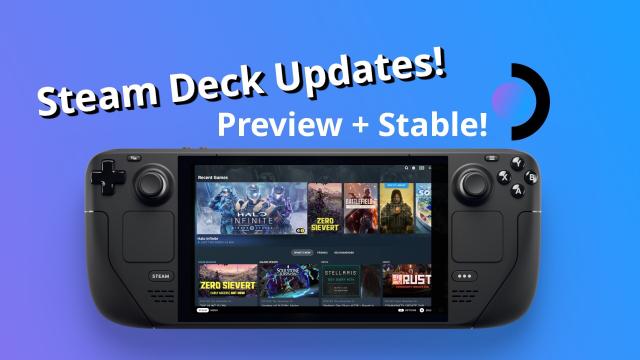 steam deck render with steam deck updates titled