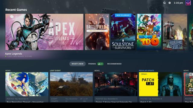 the new big picture mode for steam