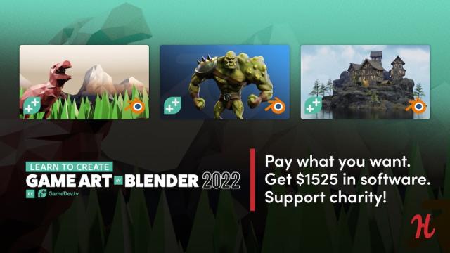 humble bundle - game art and blender - learn to create