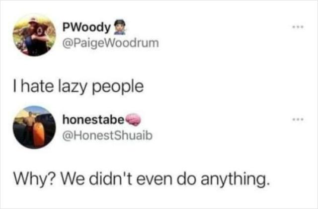 lazy