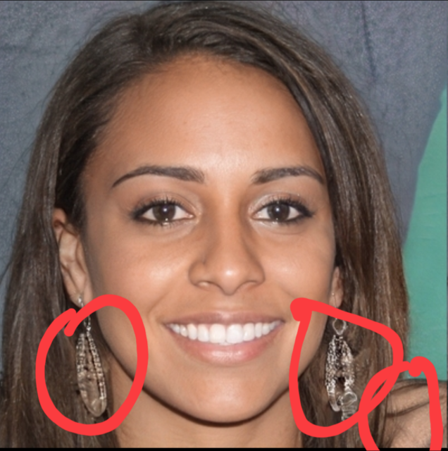 image of a face of a fictional black woman generated with thispersondoexist StyleGAN